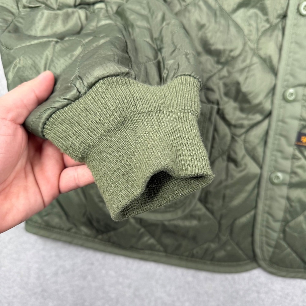 Alpha Industries M-65 Field Coat Liner Mens 4XL Green Quilted ALS/92 Jacket - Picture 6 of 15
